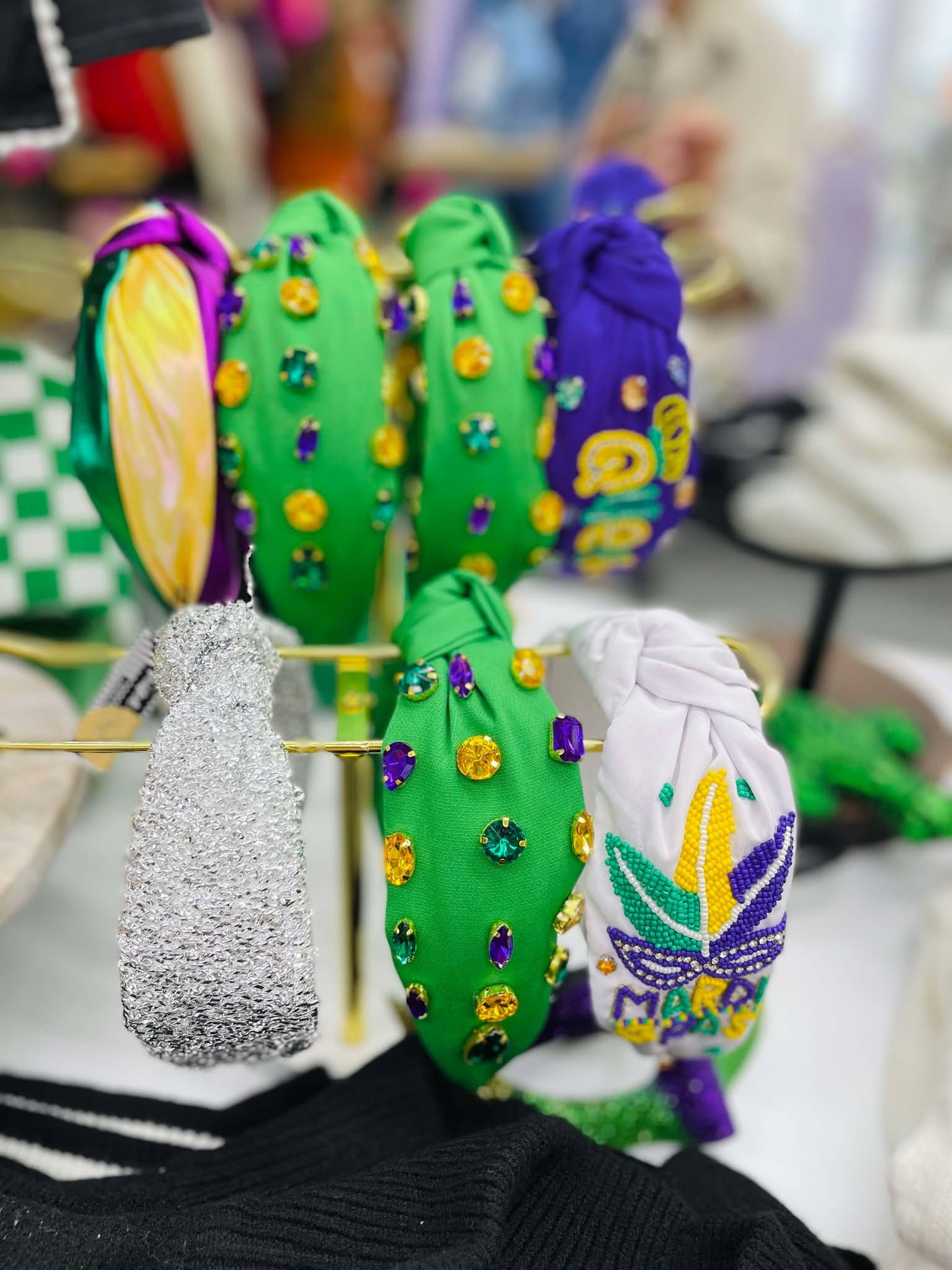 Mardi Gras Color Theme Headband HDY30