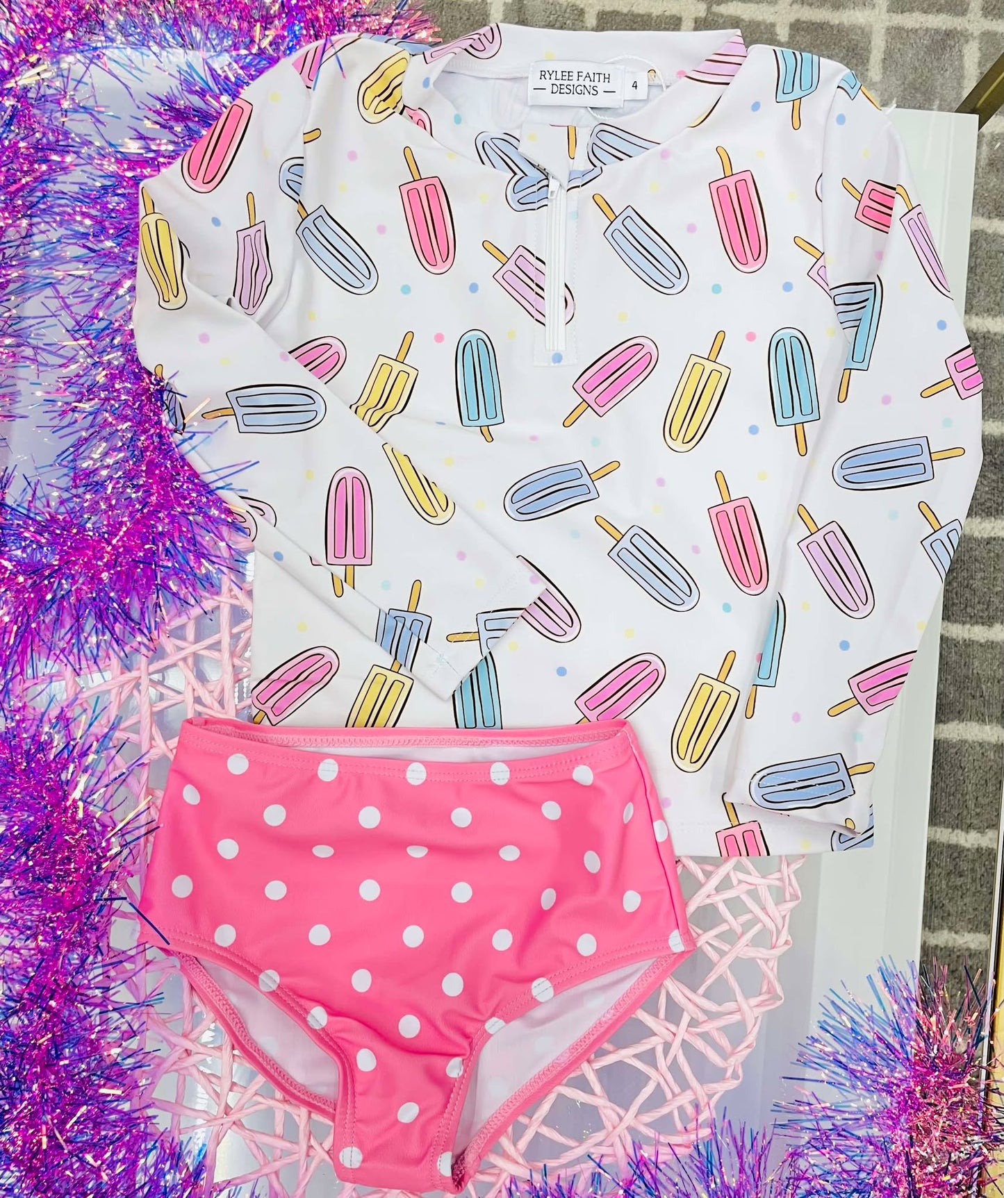 “Popsicle” Floral Boutique Swimsuit SWG518