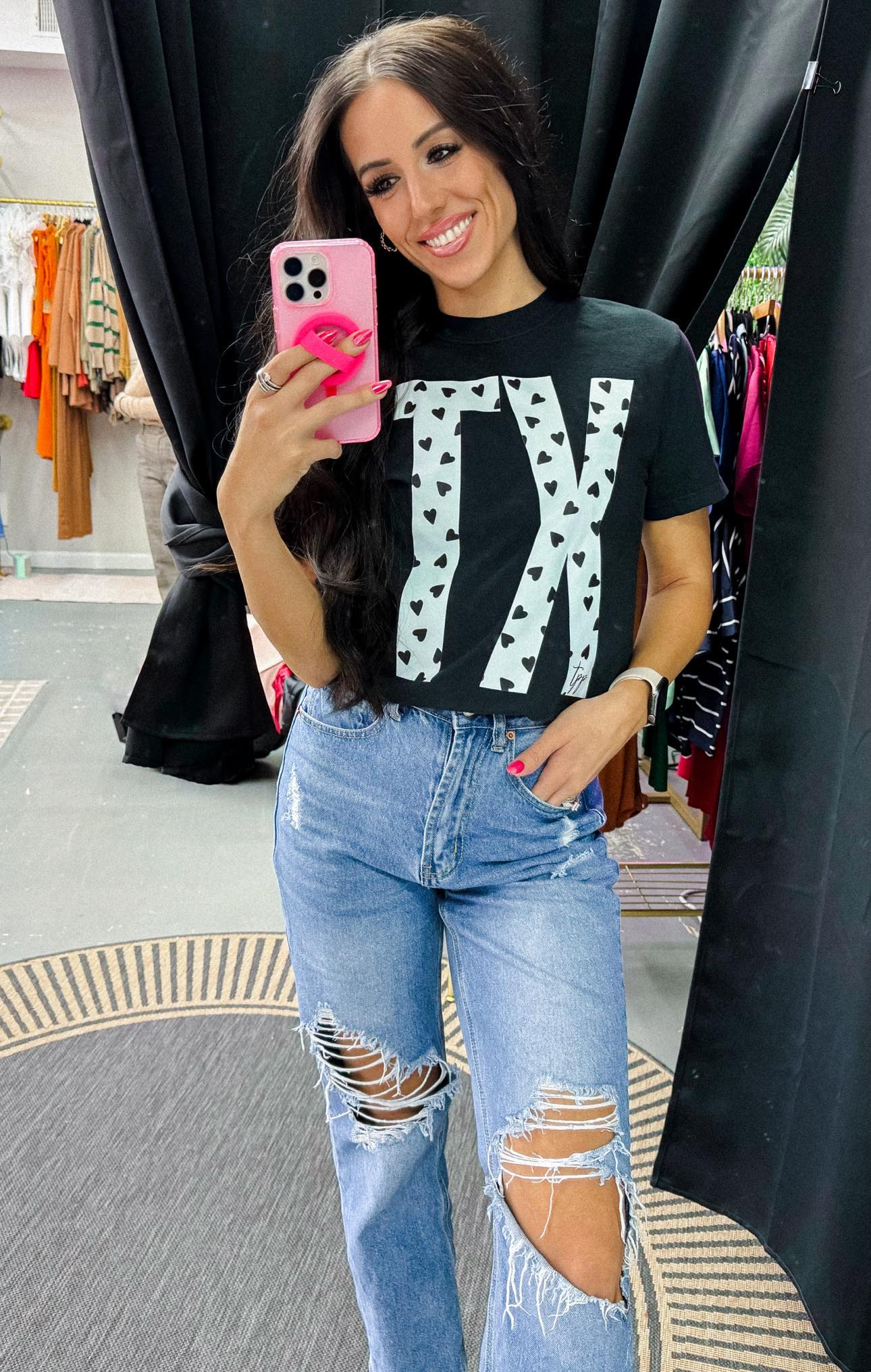 Texas Hearts - SWEATSHIRT (Gildan)