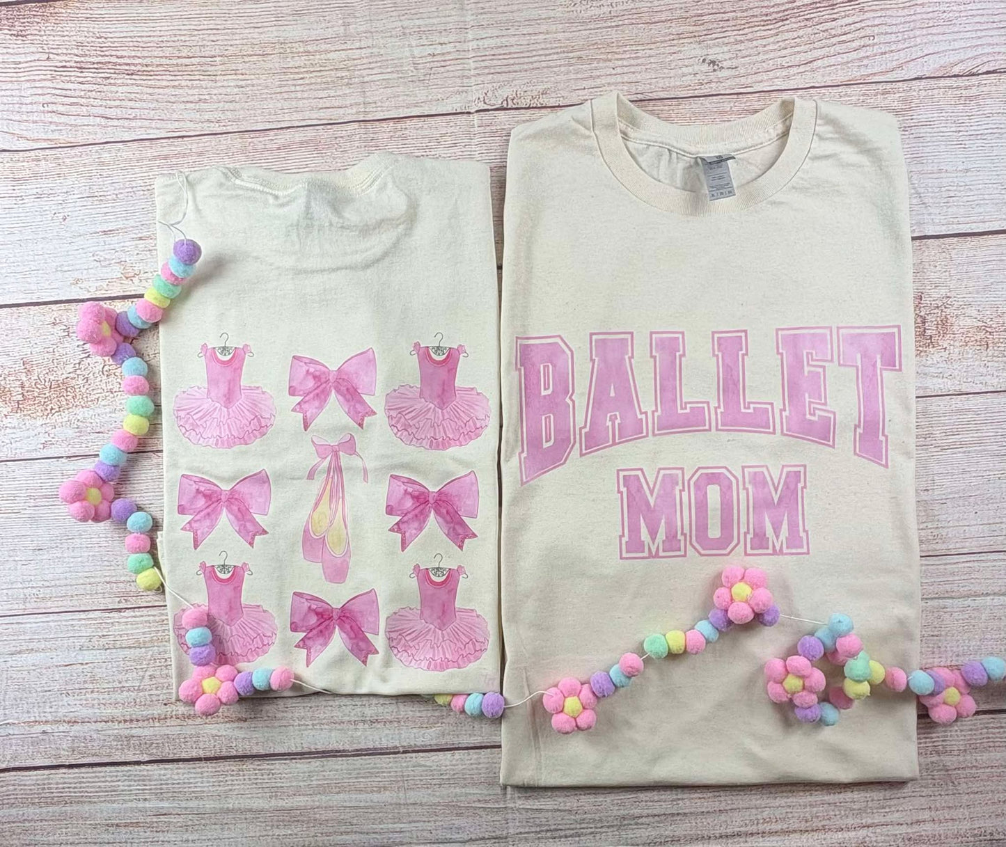 Ballet Mom - T SHIRT - (Gildan) - Front & Back image