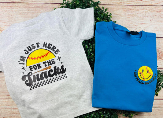 Softball Brother - T SHIRT - (Jerzee/Gildan)