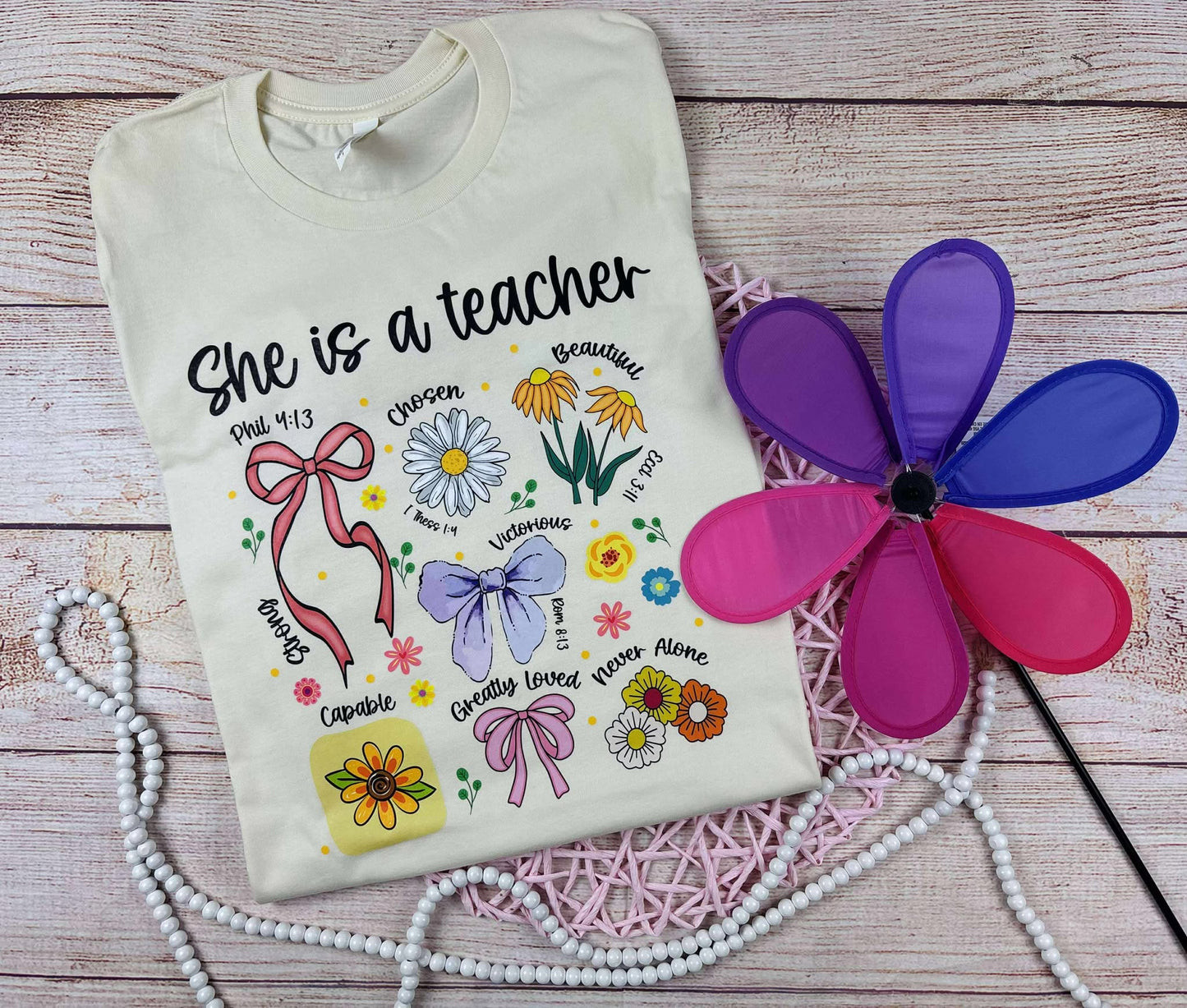 She is a Teacher - T SHIRT - (Bella)