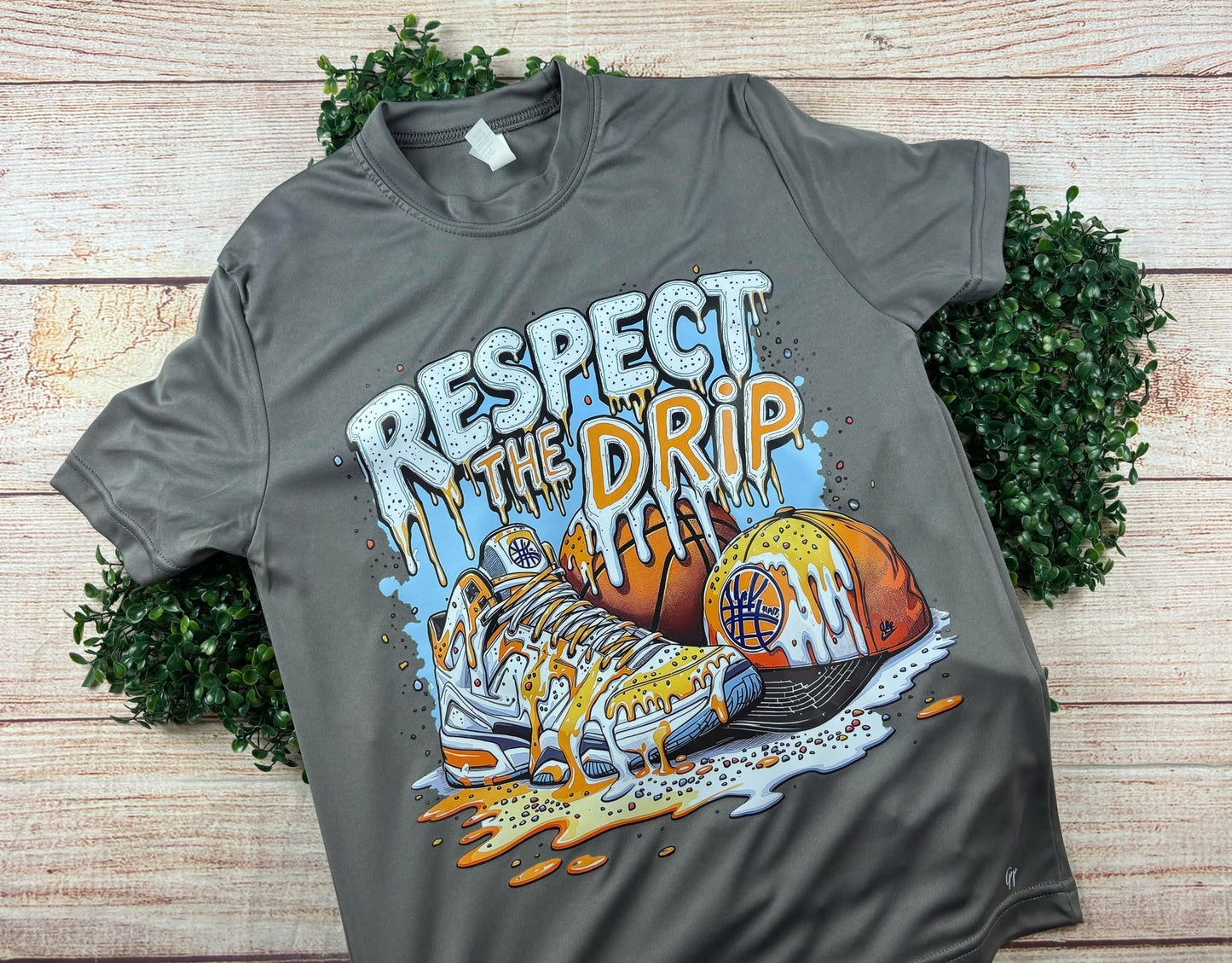 Respect the Drip BASKETBALL- T SHIRT - (DriFit)