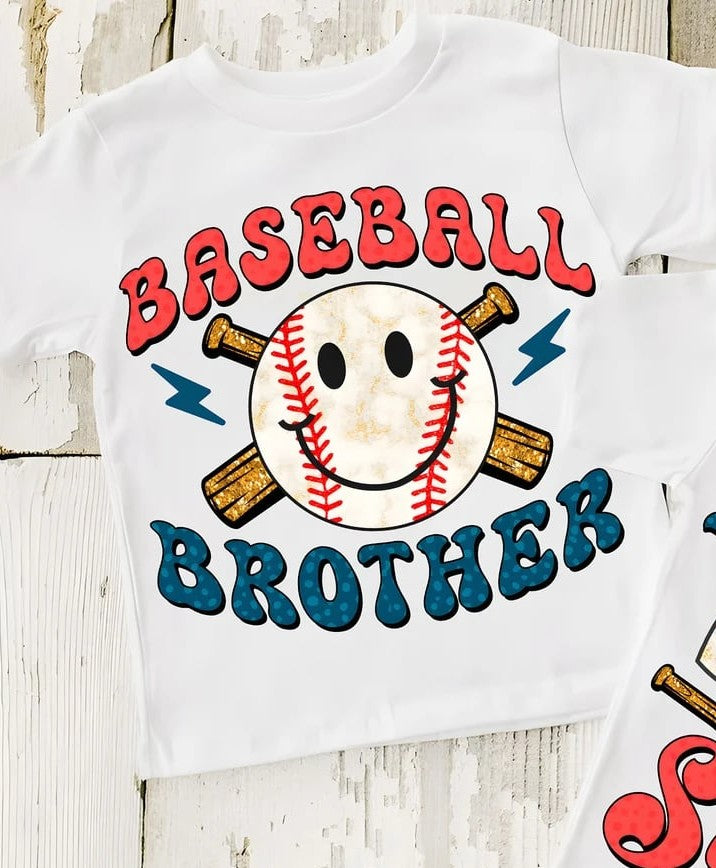 Baseball Brother - T SHIRT- (Jerzee/Gildan) toddler and youth only