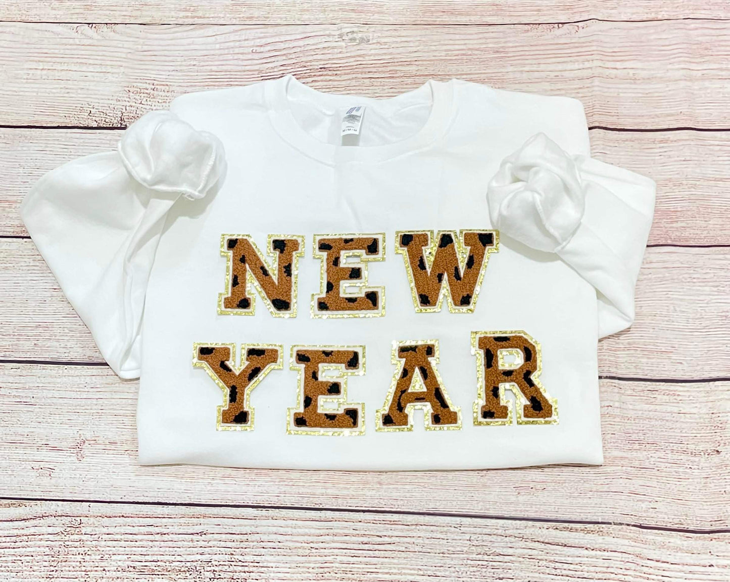 New year chenille sweater shirt
