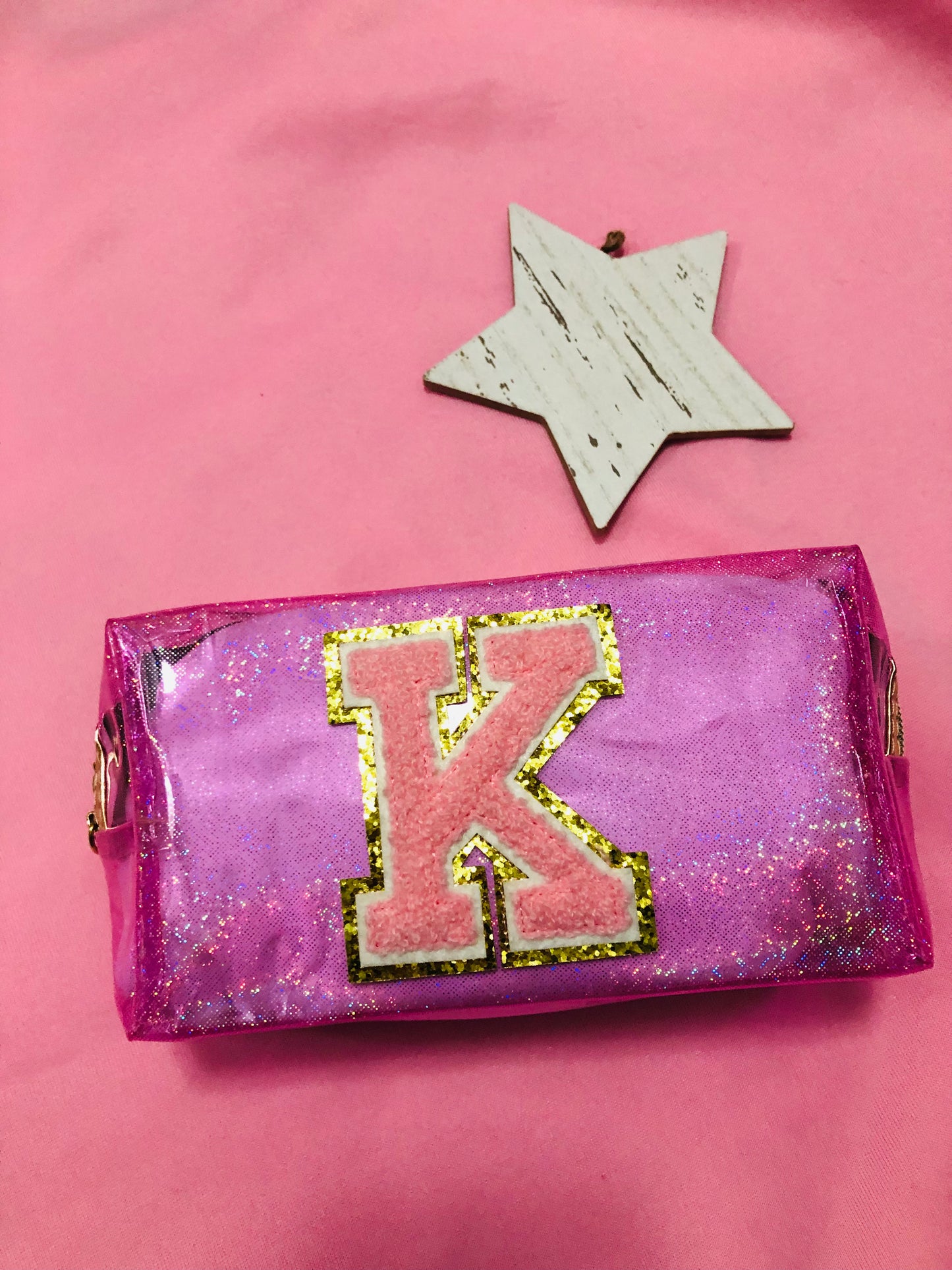 Chenille makeup bags