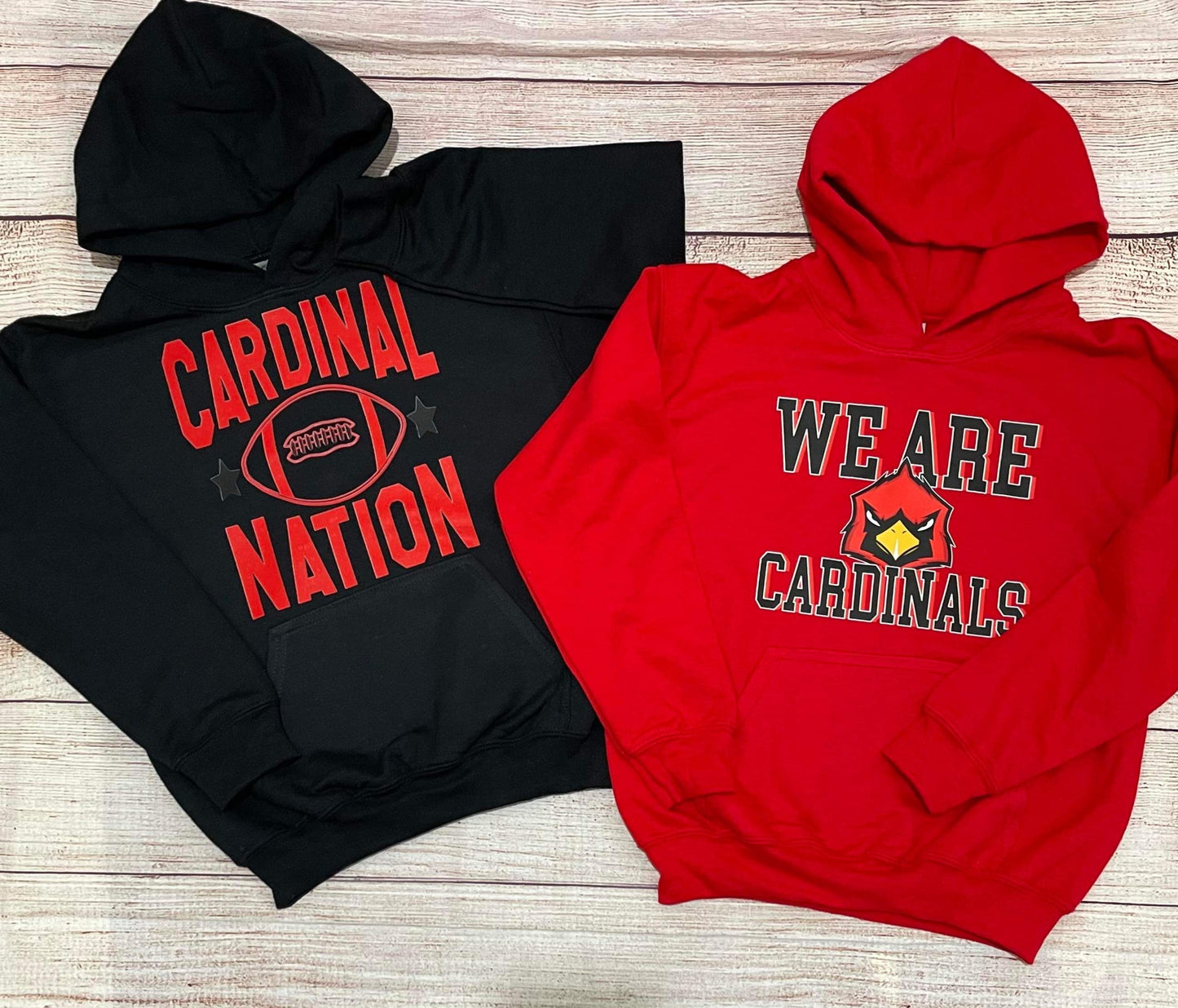 Cardinal hoodies