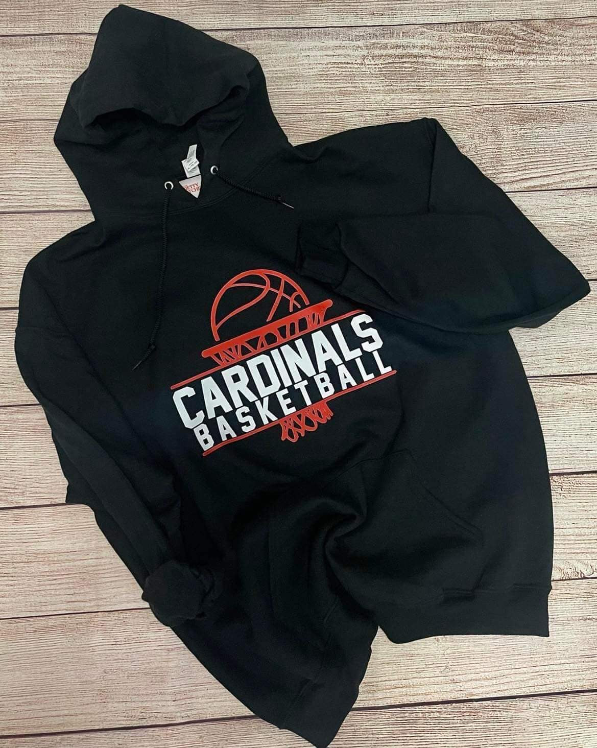Basketball- bridge city cardinals basketball SWEATSHIRT -(NOT A HOODIE)