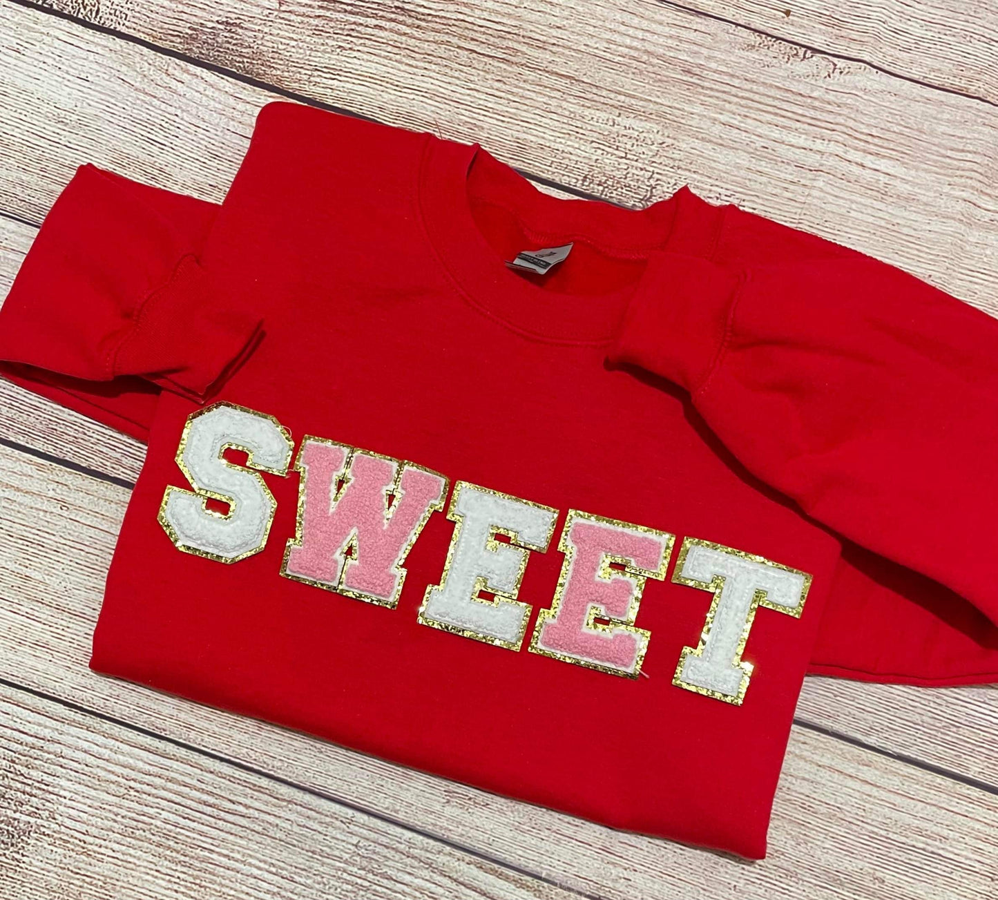 Sweet chenille sweatshirt