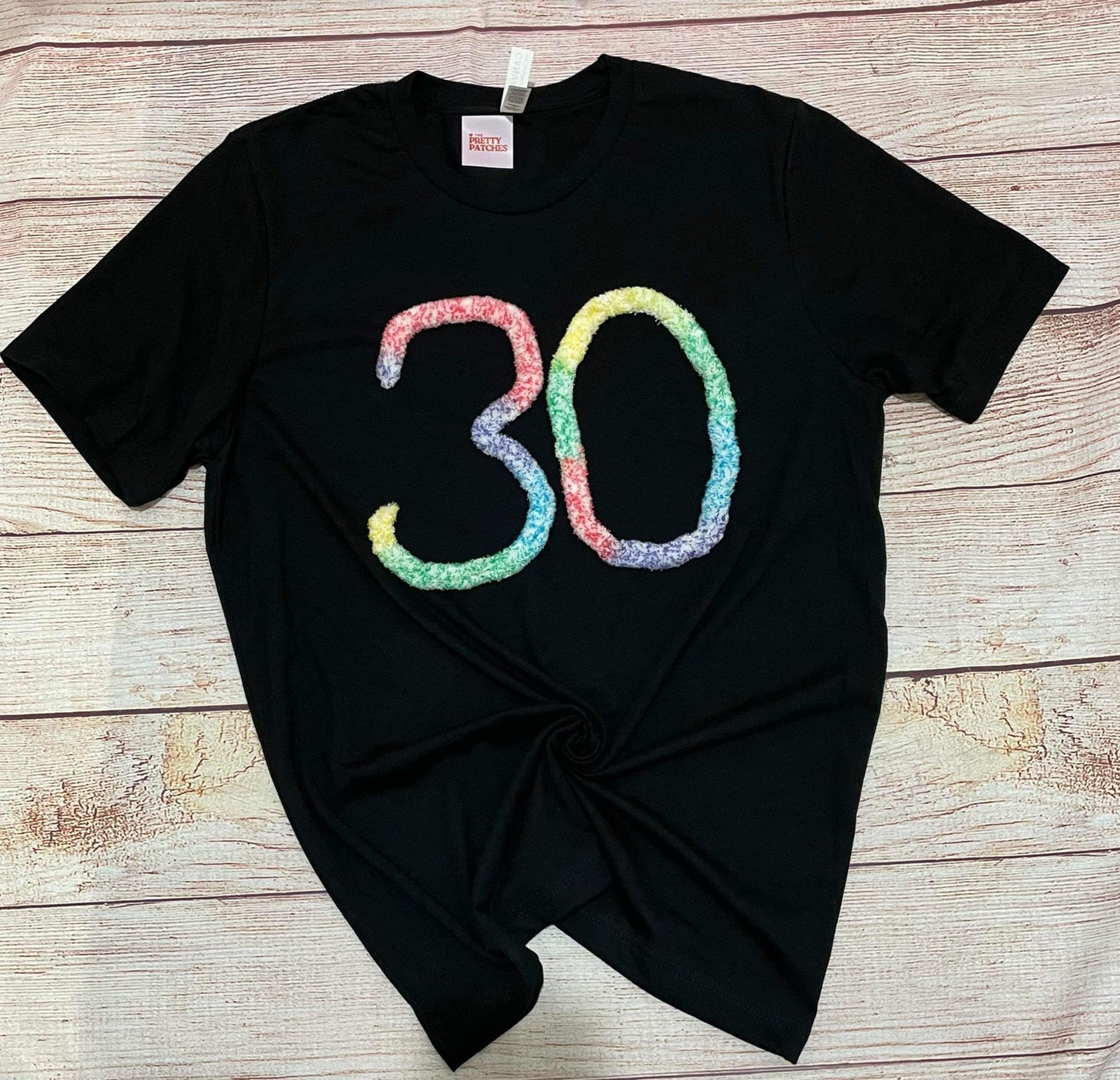 Custom 30th birthday yarn tee