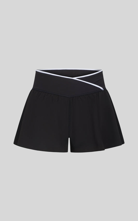 Girls Lightstreme Crossover Criss Cross Everyday Shorts -08869