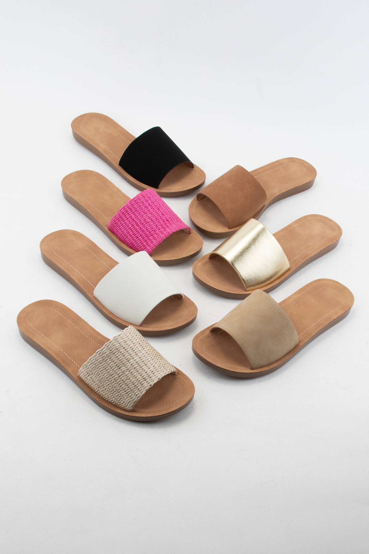 EFRON COMFORTABLE FLEXIBLE SOLE SLIDE SANDAL