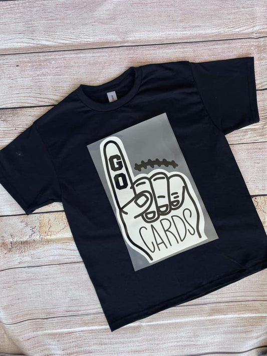 Cardinal Foam finger Tee gildan