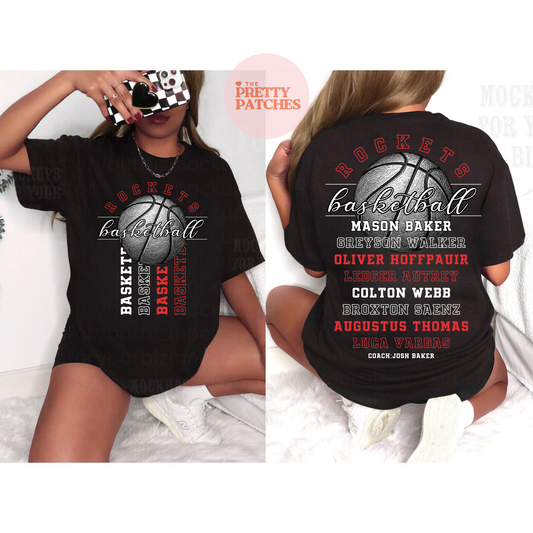 ROCKETS TEAM 2025-2026 T-SHIRTS (GILDAN BRAND ONLY)