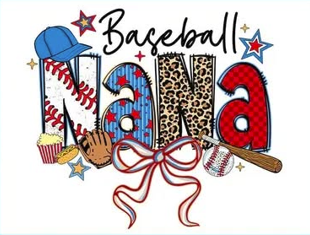 Baseball Fam --⚾️💙🤍❤️(NANA)- SWEATSHIRT - (Jerzee/Gildan)