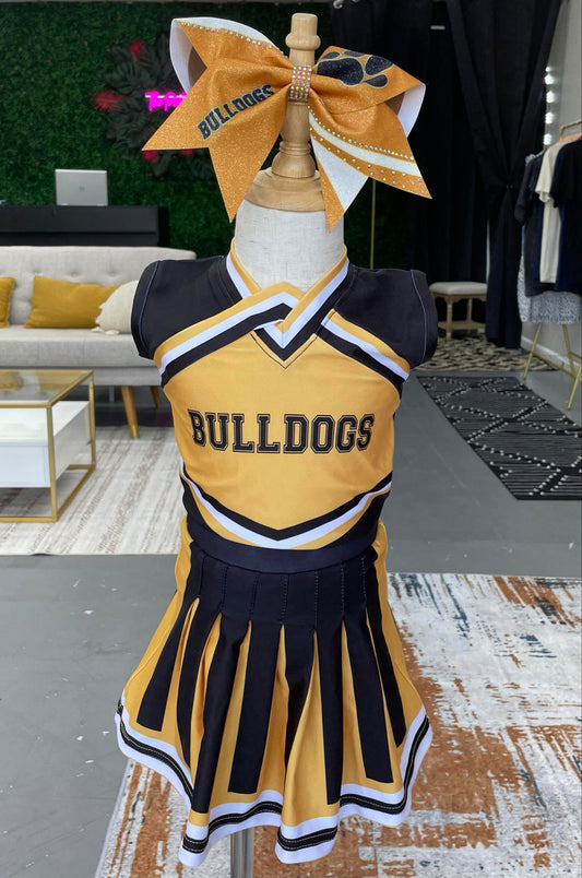 Bulldog cheer uniforms