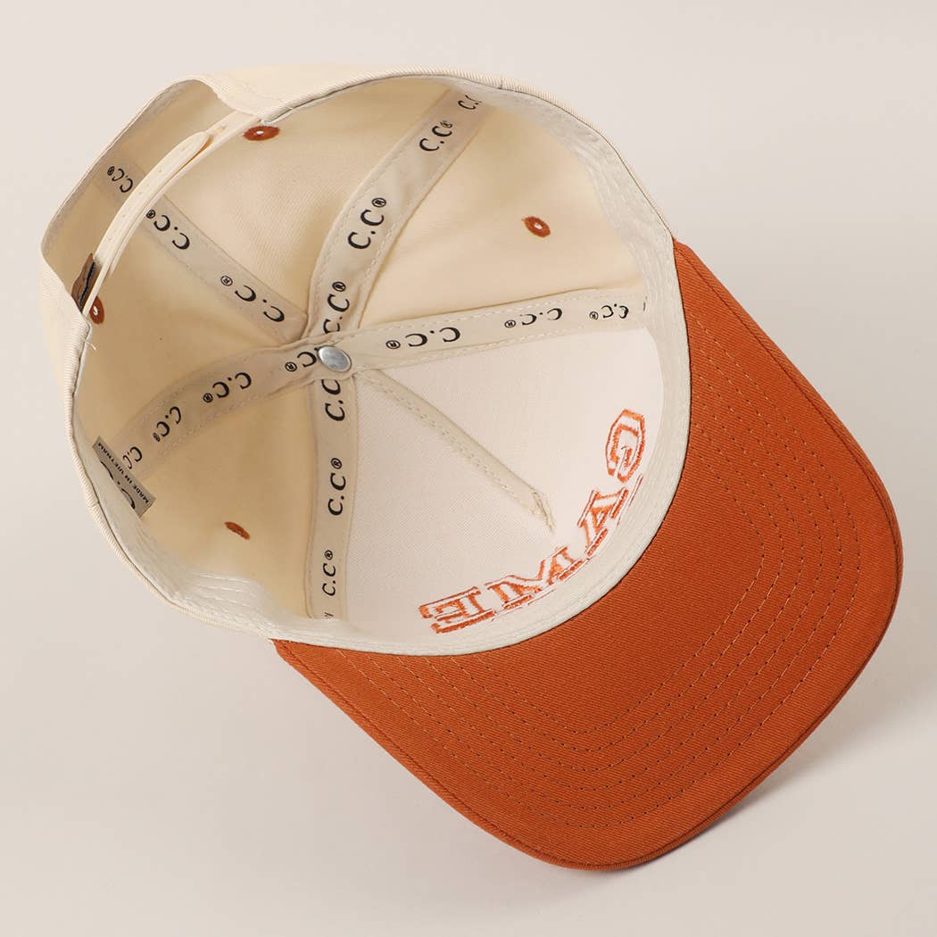 Fashion City - GAME DAY Two-Tone Embroidered Trucker Hat