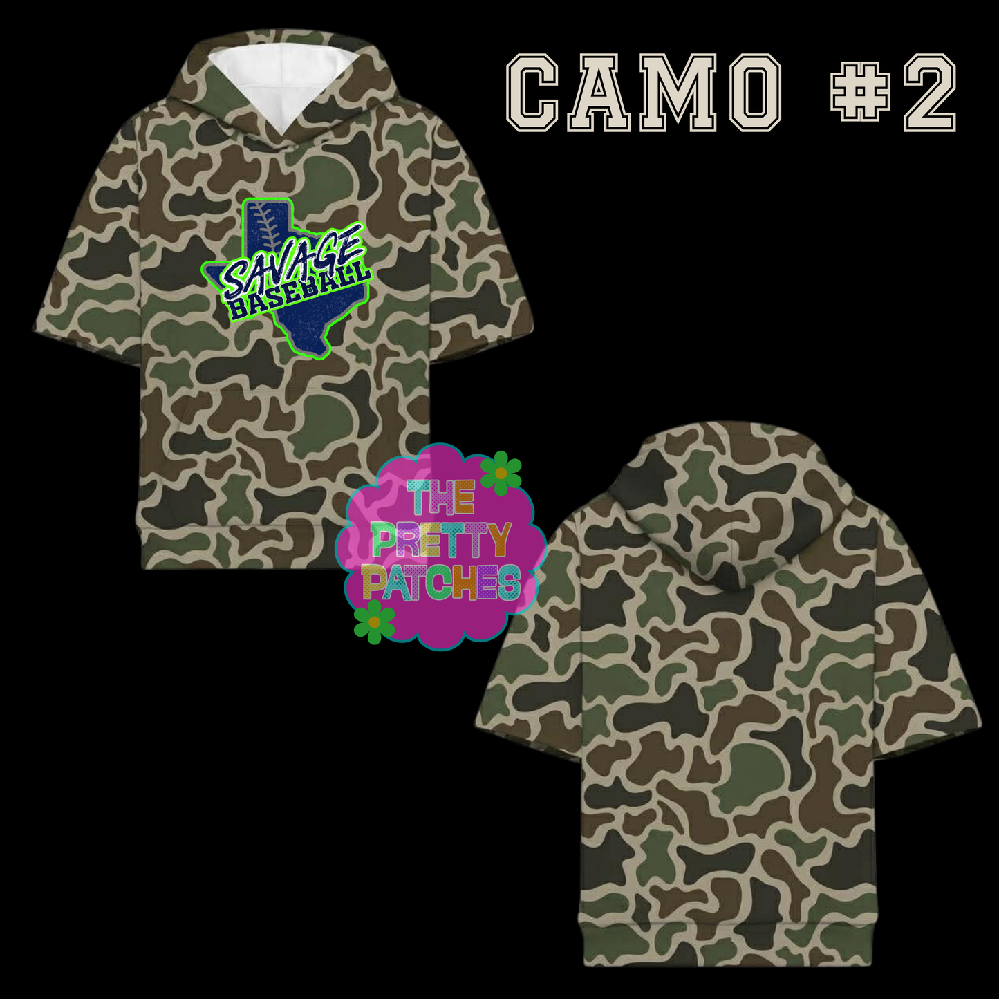 Camo Hooded Tees SAVAGE YOUTH - PREORDER