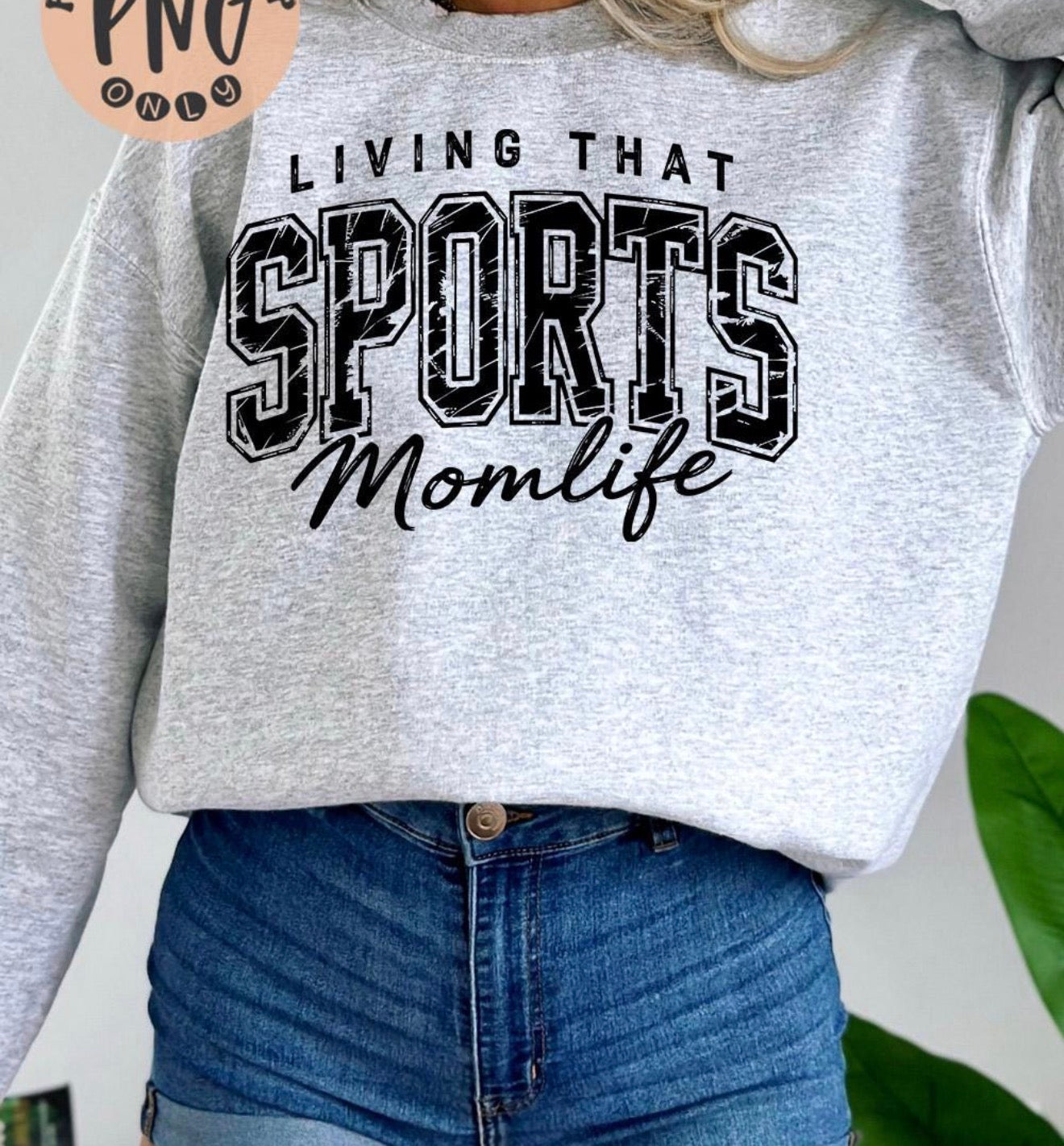 Living That Sports Mom Life  - TSHIRT- (COMFORT COLOR/BELLA)