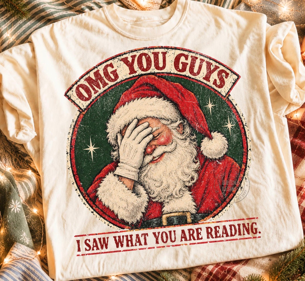 I SAW WHAT YOU ARE READING 929261 -------BOXY TEE-------- (COMFORT COLOR) 092926KB