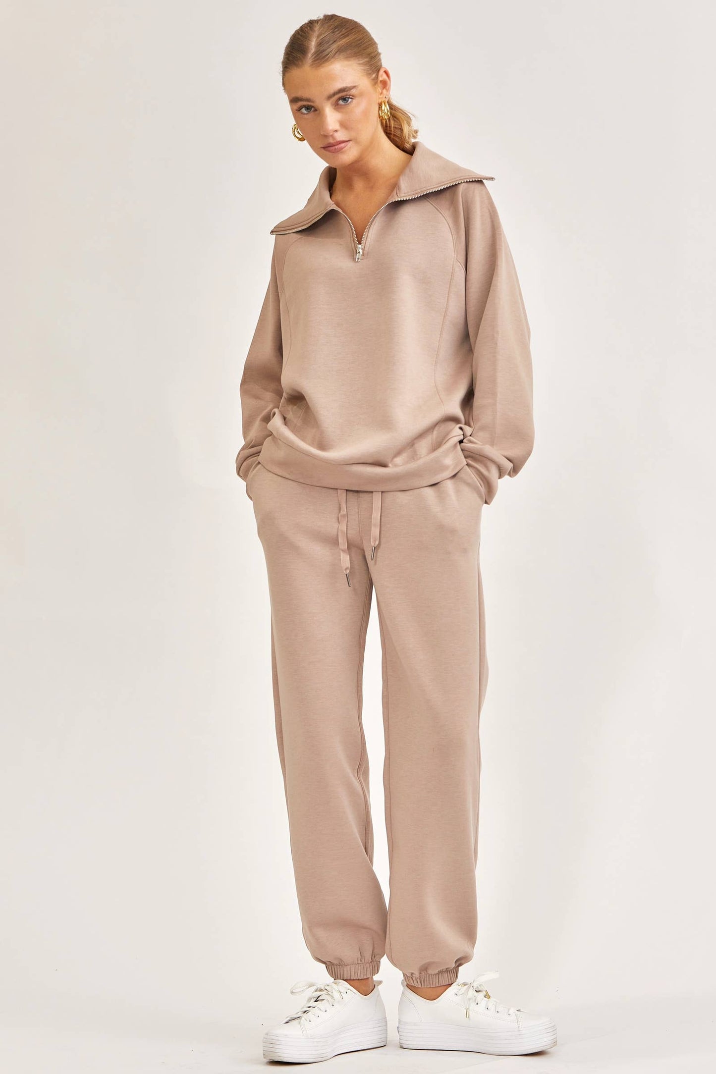 Quarter Zip Pullover + Jogger Modal Travel Set QZP520