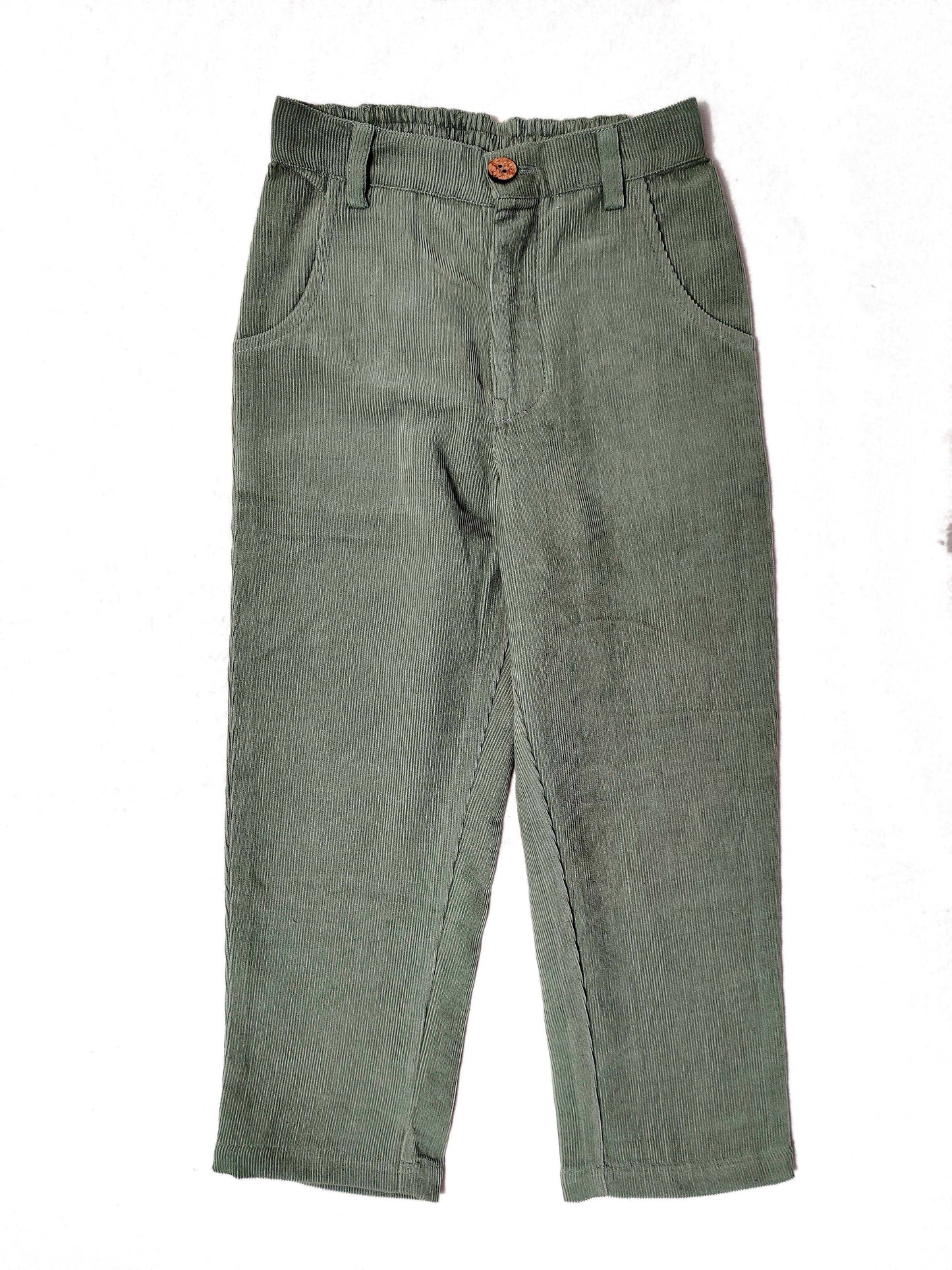 Boys Corduroy Pants sage pants ONLY  YB1958