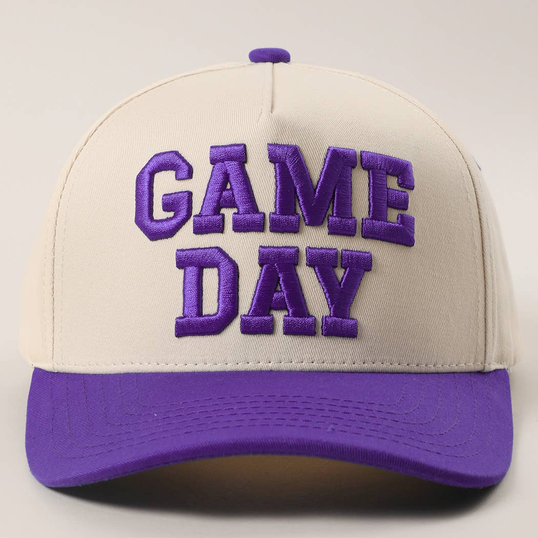 Fashion City - GAME DAY Two-Tone Embroidered Trucker Hat