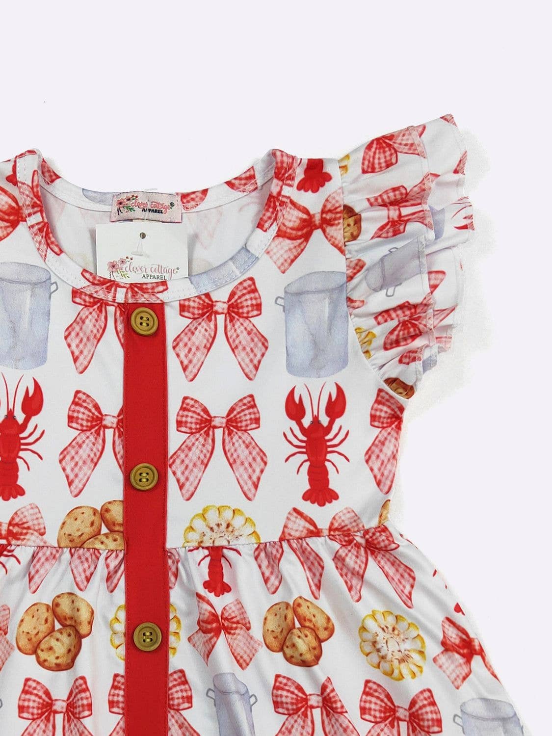 Crawfish Coquette Girls Dress 47791