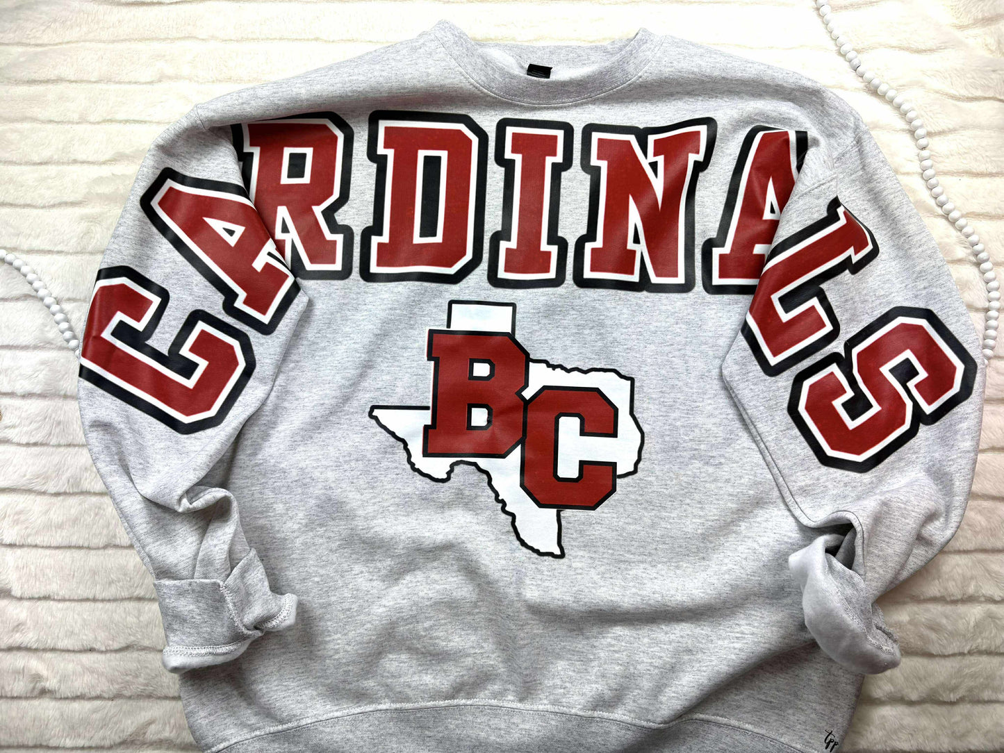 Oversized Mascot Sweatshirts with Logo - CARDINALS - SWEATSHIRT - (Jerzee/Gildan)