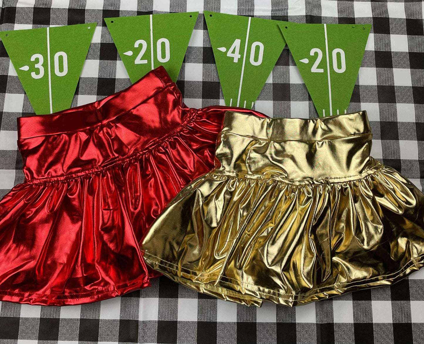 Metallic Game Day Skort-MGDS2