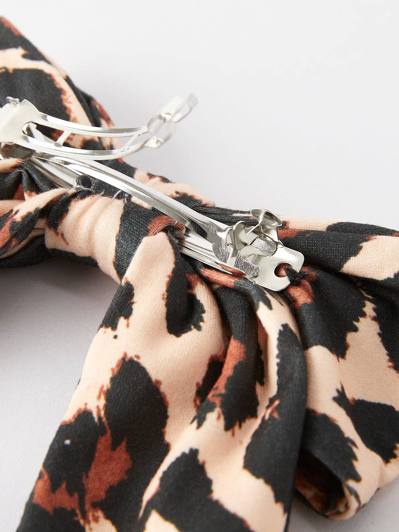 Rylee Faith Designs - Leopard Print Bow Hairpin- 112525br