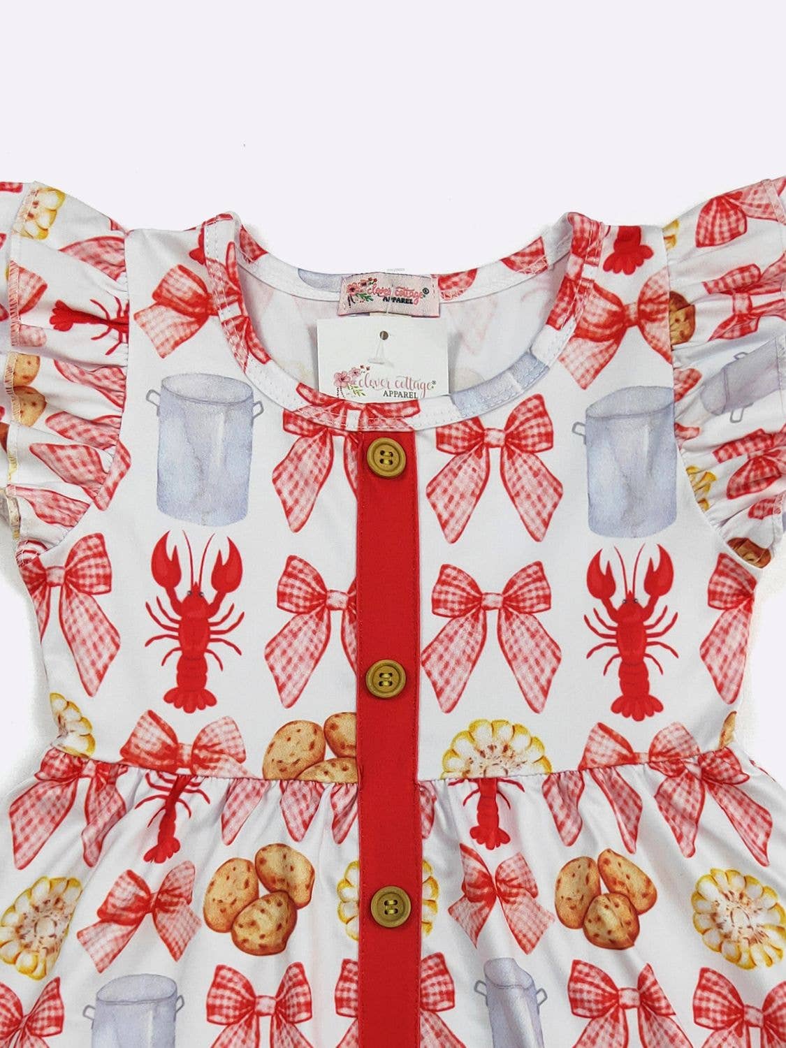 Crawfish Coquette Girls Dress 47791