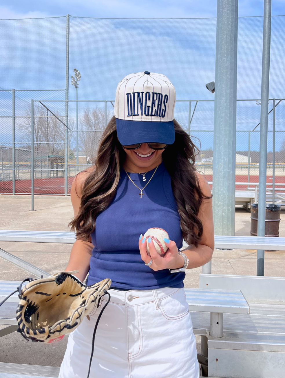 Dingers - Stripe Vintage Trucker Hat-101125br