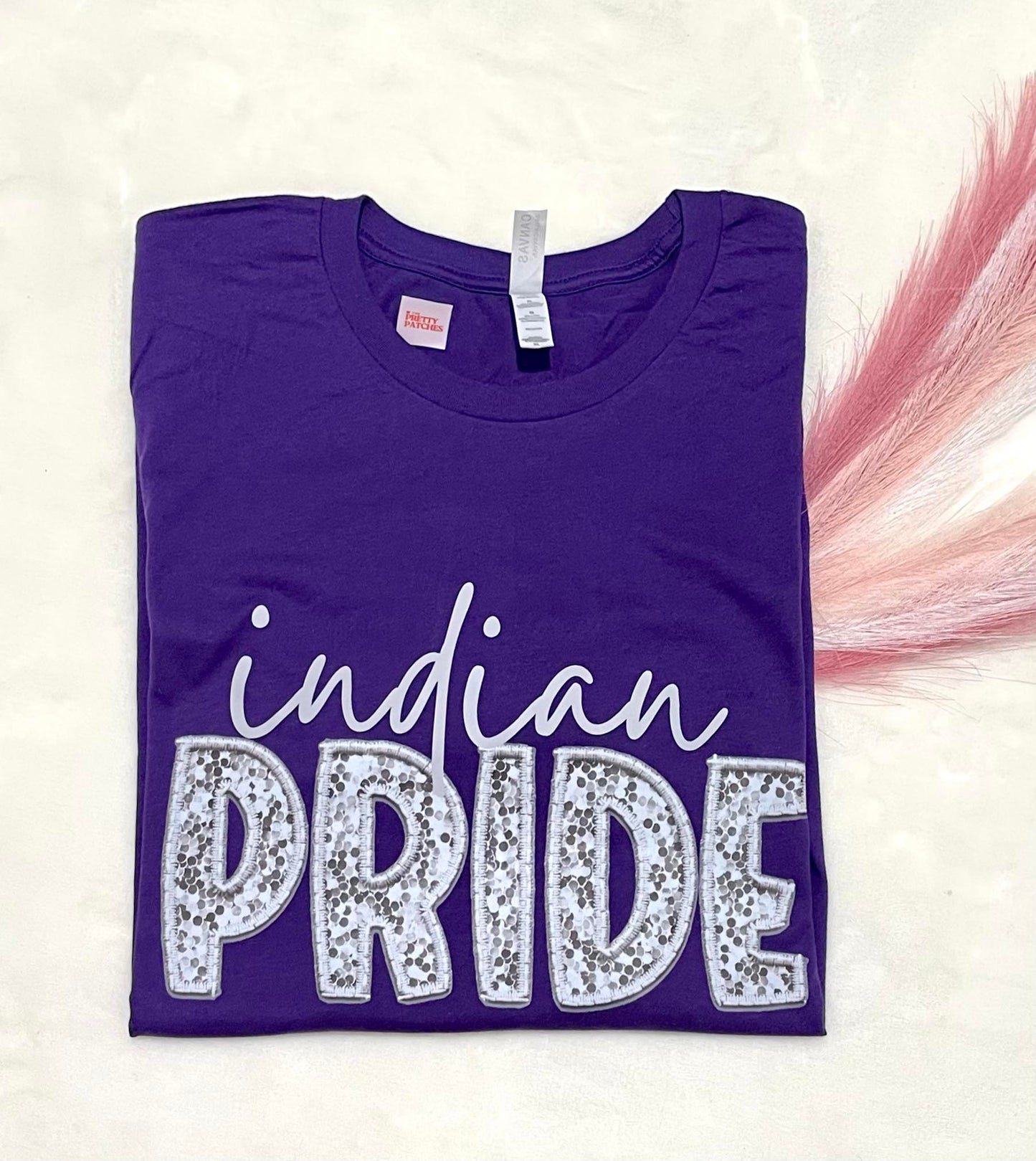 Png Indian pride faux embroidery