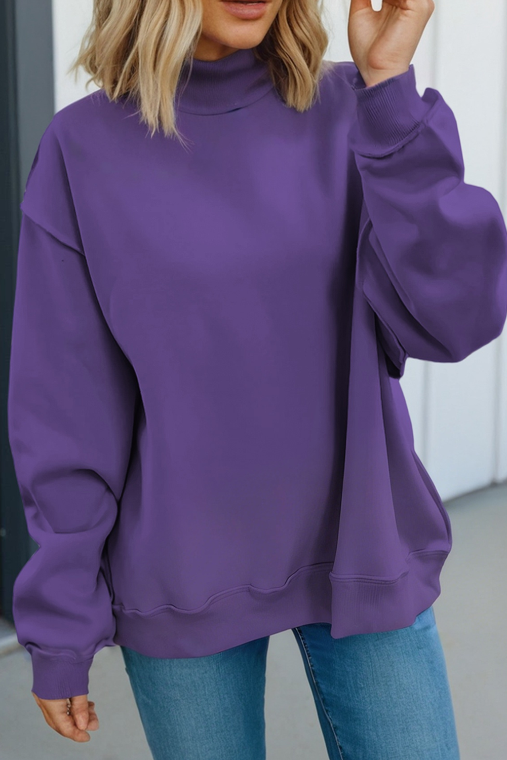 LA Society - LAS Oversize Drop Shoulder Reversible Sweatshirt- 010826br4