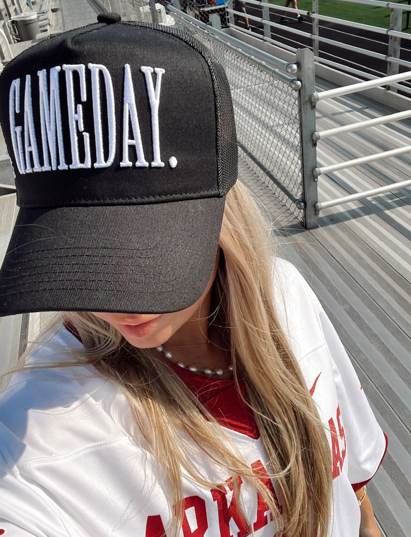- GAMEDAY. - Not My First Tailgate Vintage Trucker Hat-101125br