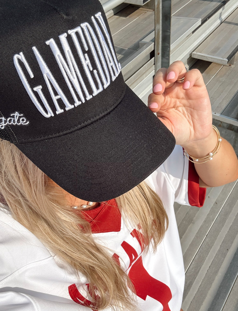 - GAMEDAY. - Not My First Tailgate Vintage Trucker Hat-101125br