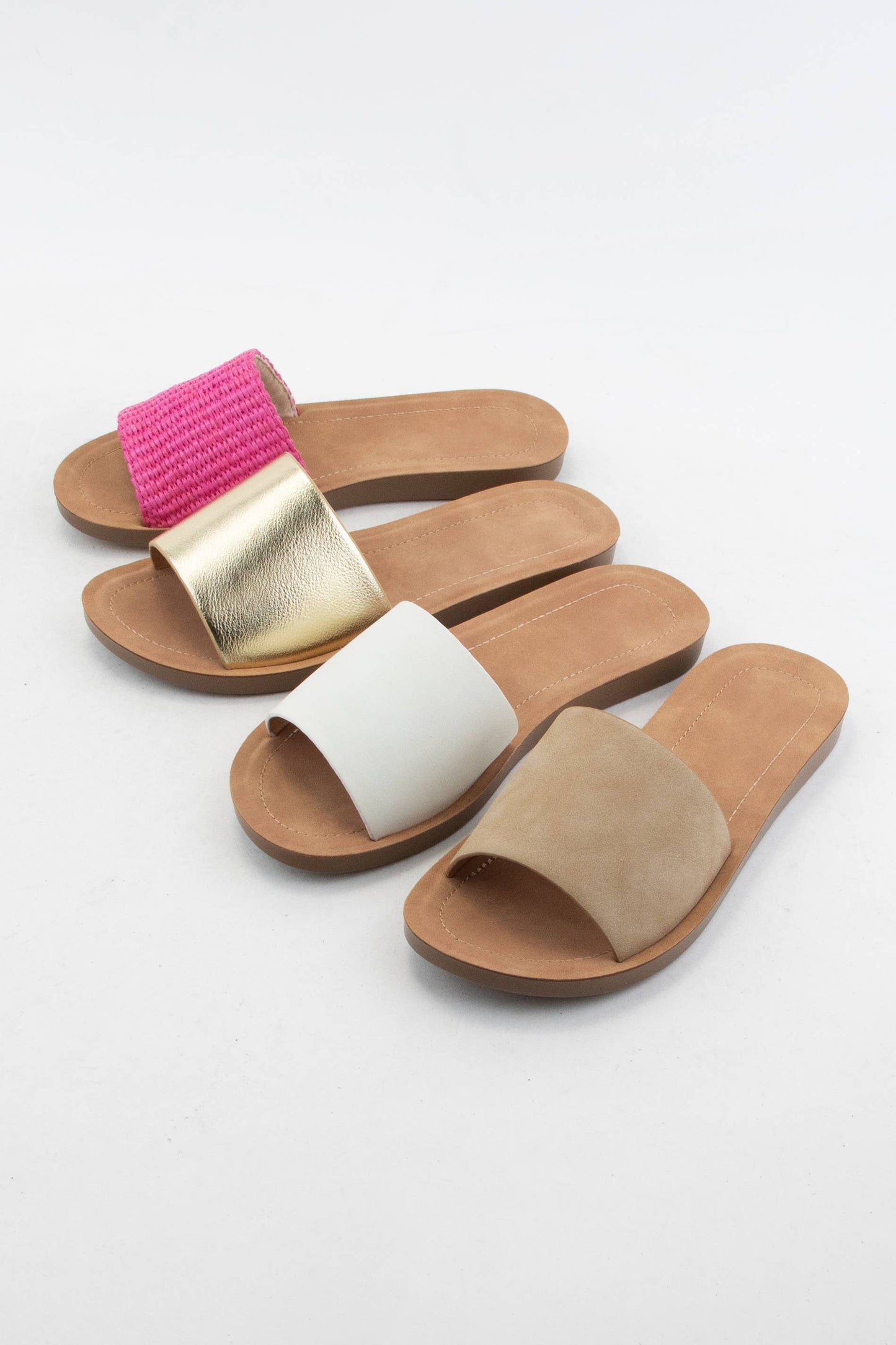 EFRON COMFORTABLE FLEXIBLE SOLE SLIDE SANDAL