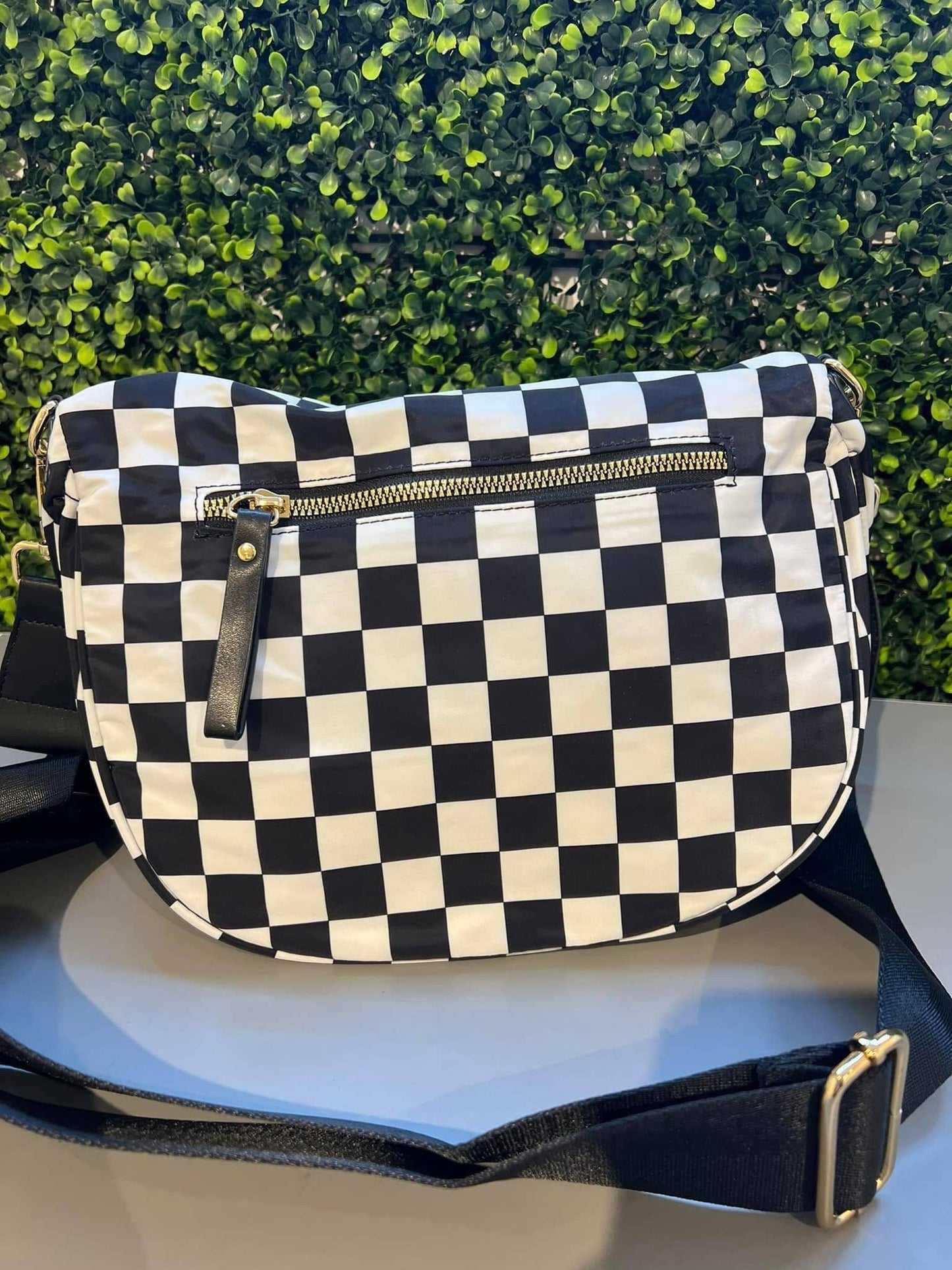 Checkered Nylon Bum Bag CNBB