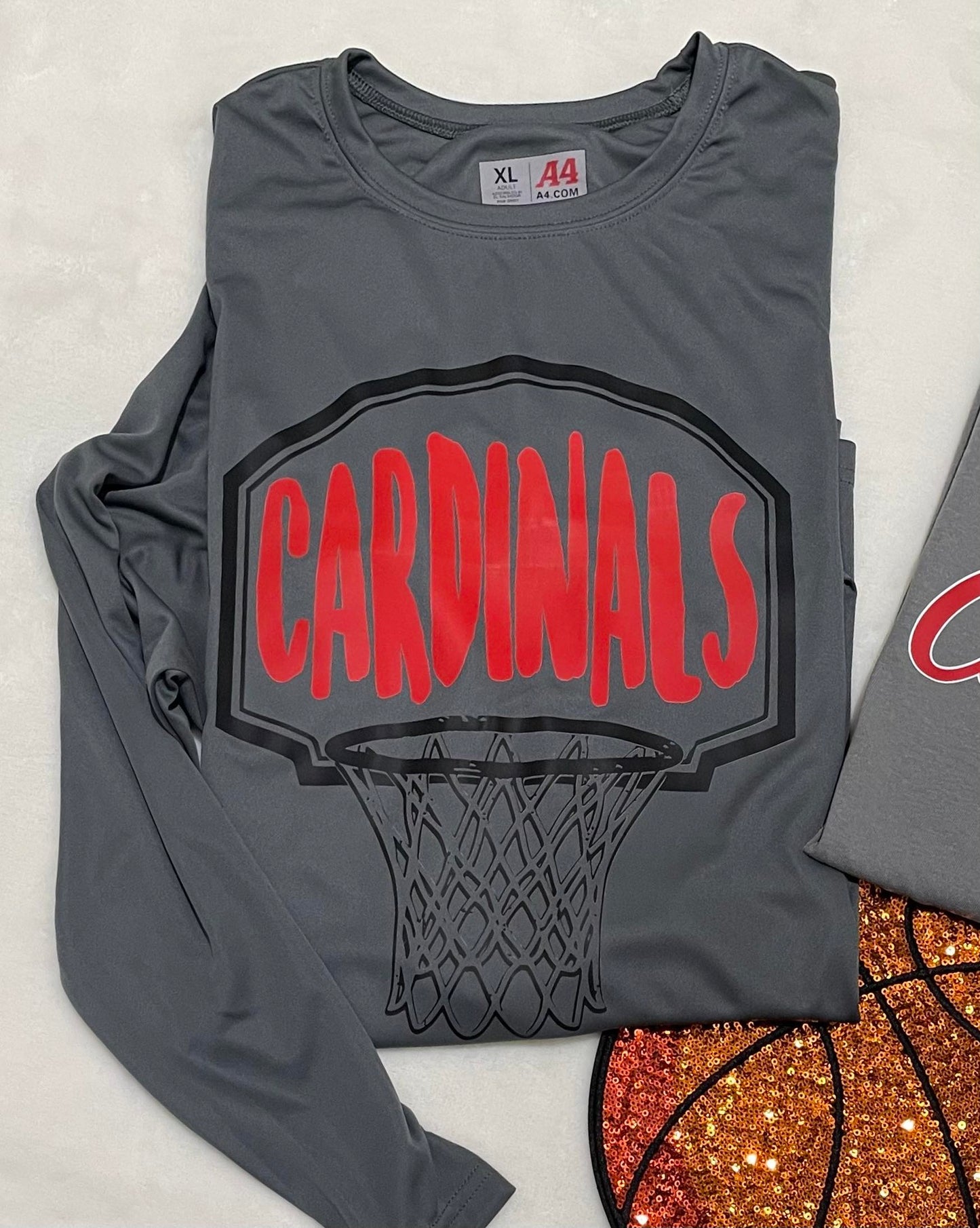 Cardinals basketball goal HOODIE