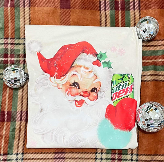 Vintage santa Moutain dew