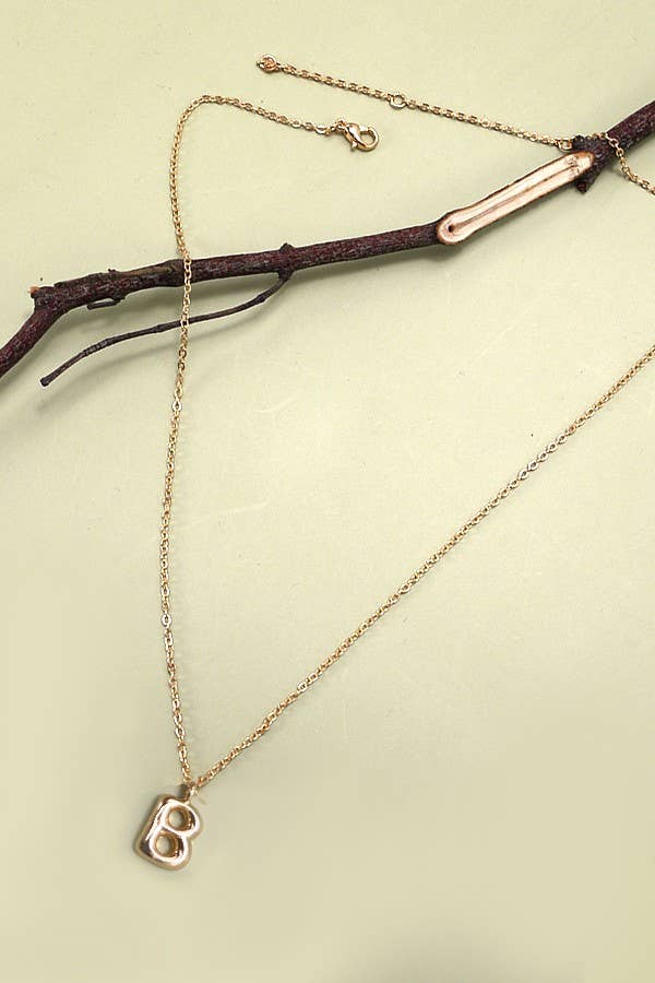 BALLOON BUBBLE PERSONALIZED INITIAL NECKLACE | 110625br