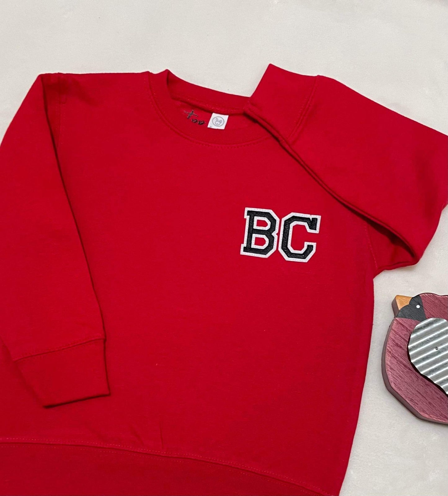 BC Chenille patch sweatshirts