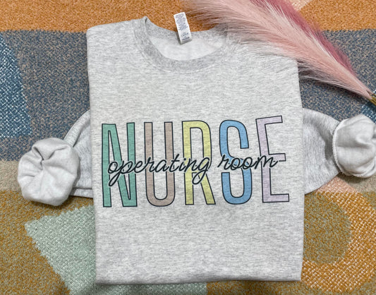 Nurse operating room sweatshirt