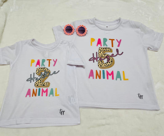 CUSTOM Party Animal Birthday Shirts