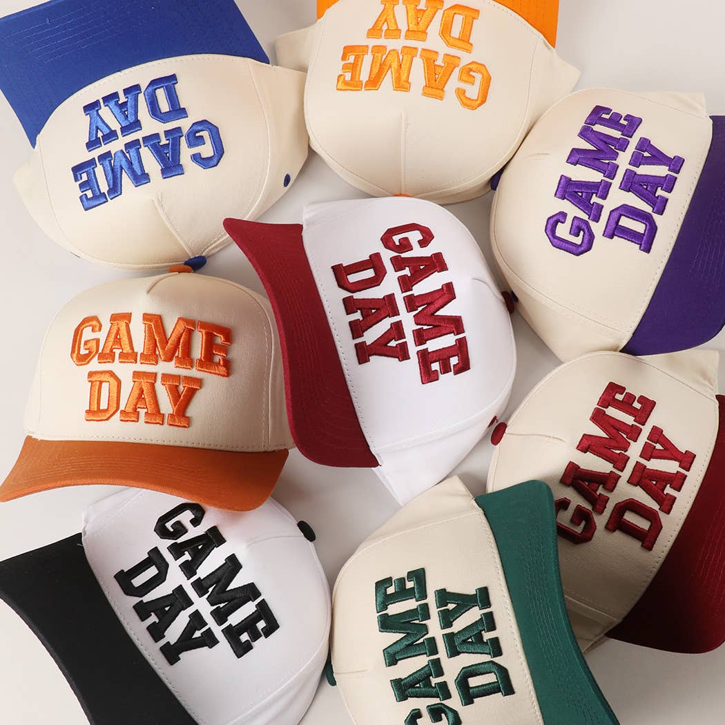 Fashion City - GAME DAY Two-Tone Embroidered Trucker Hat