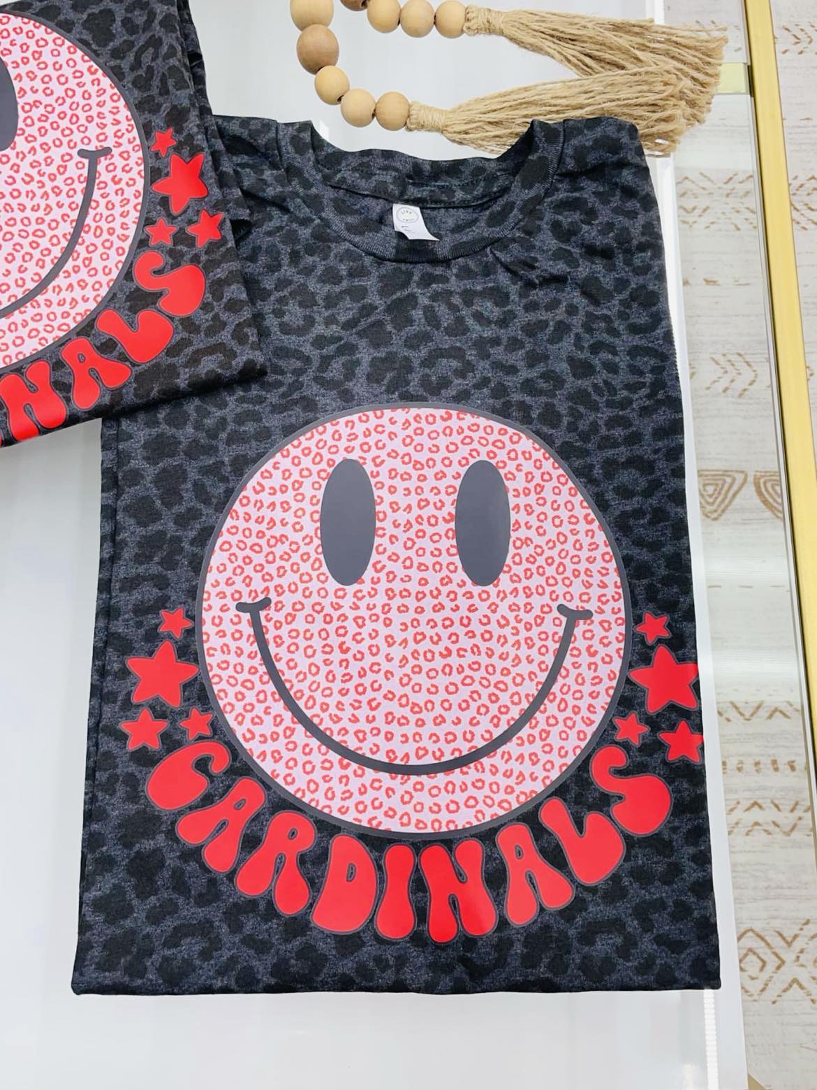 Cardinal Smile Tee (adult size)