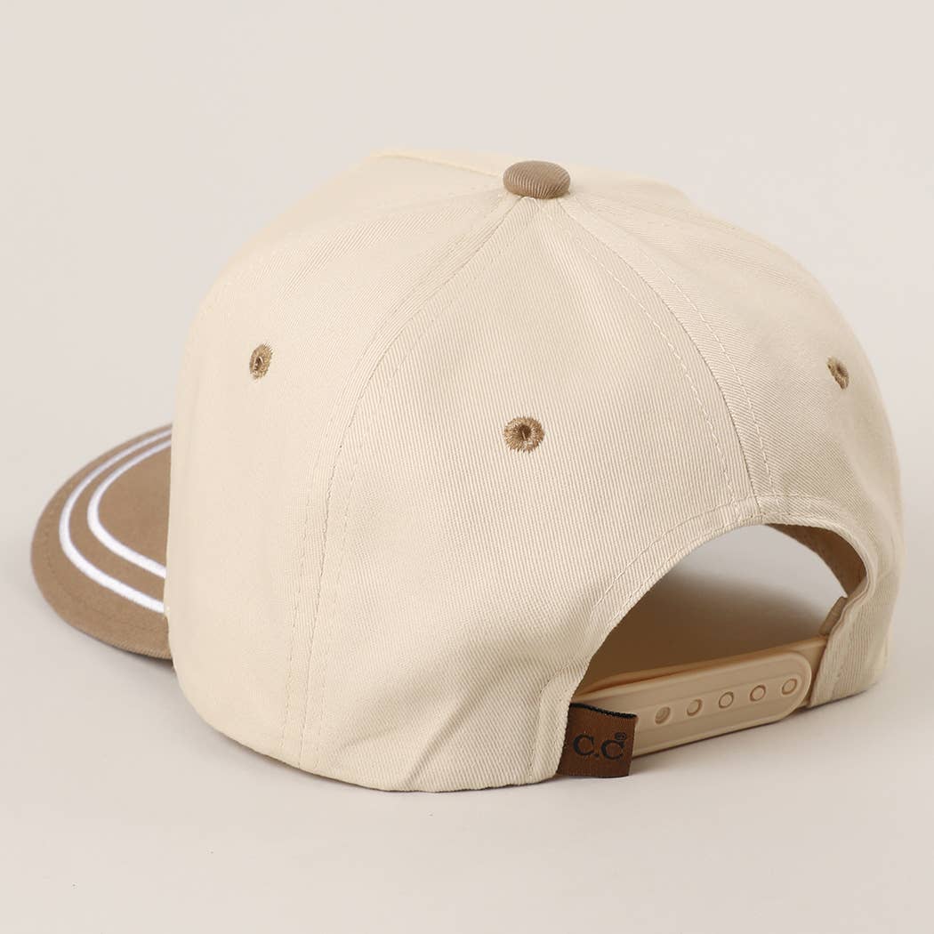 PRETTY GIRLS..Embroidery Double Stitch Trucker Hat-101125br