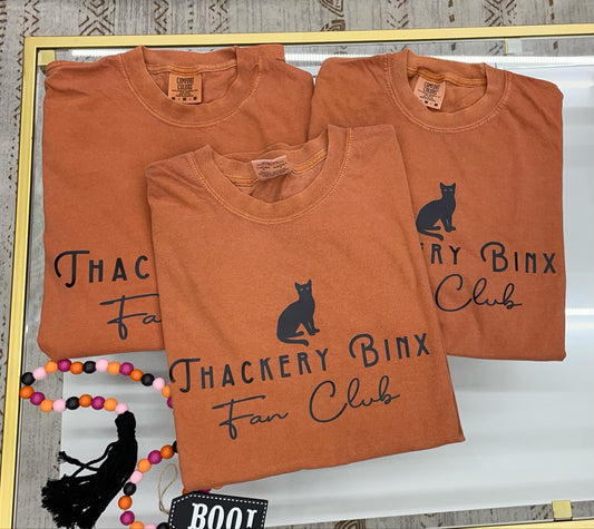 Thackery Binx fan club t shirt