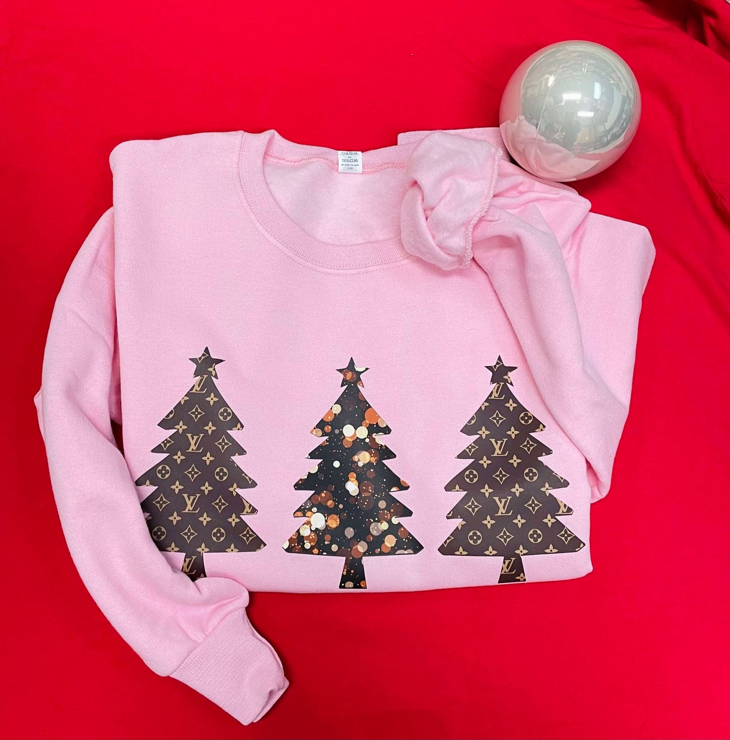 3 Christ mas trees sweatshirt